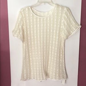 Lace tee